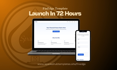 Fin Edge – Website Template Preview