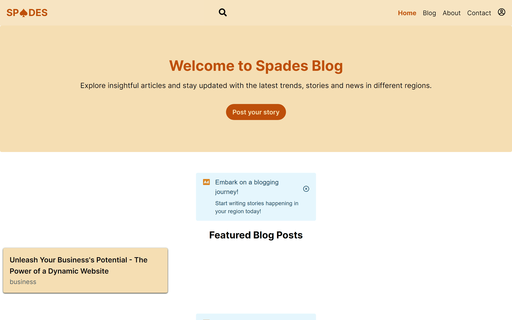 Spades Blog Banner