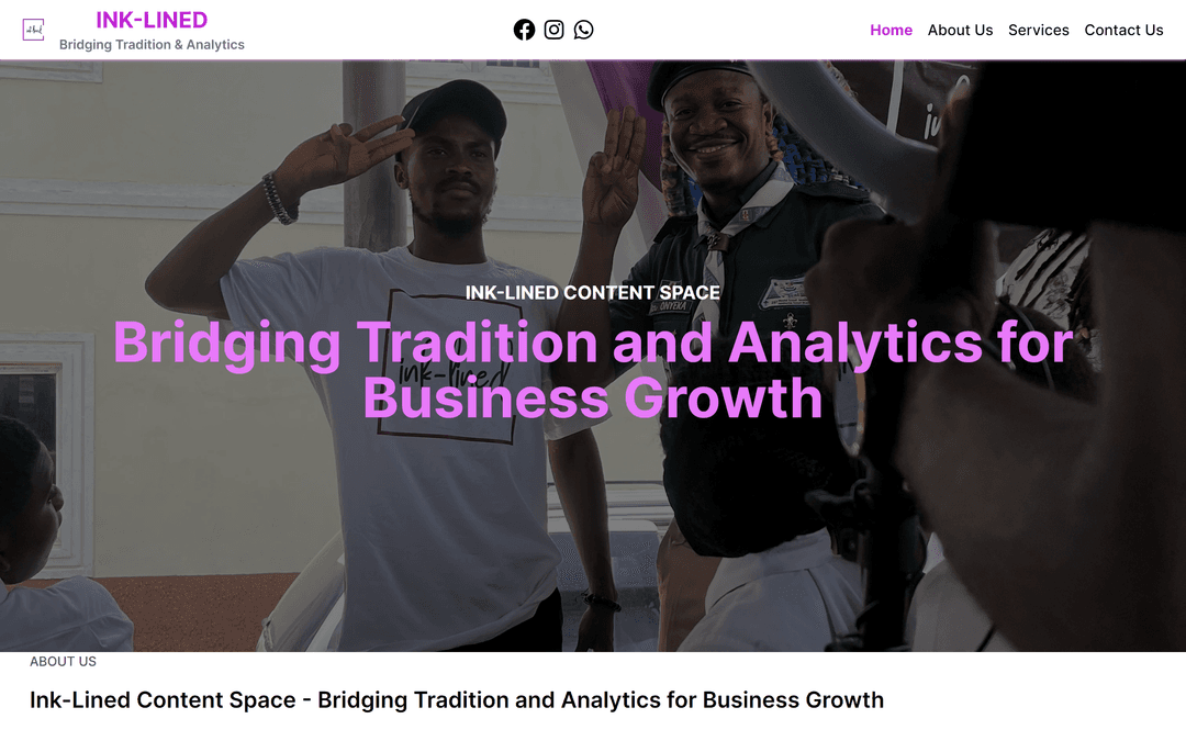 Ink-lined Content image