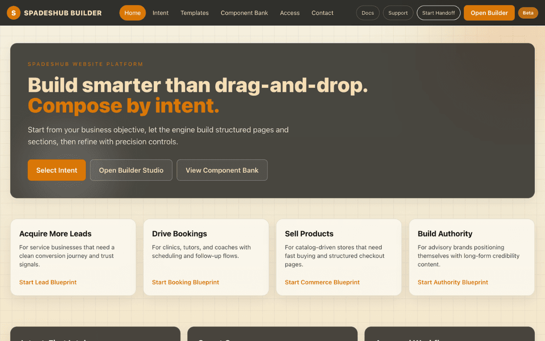 Spadeshub Assisted Builder image