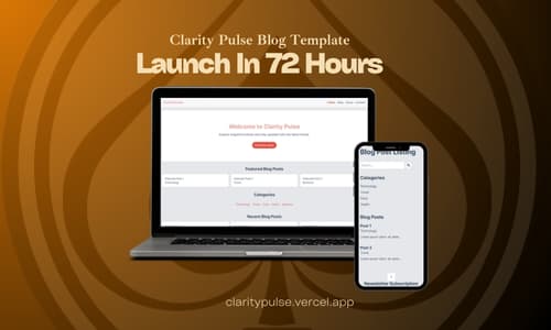 Clarity Pulse Blog Website Template