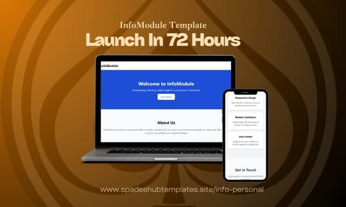 InfoModule tablet preview